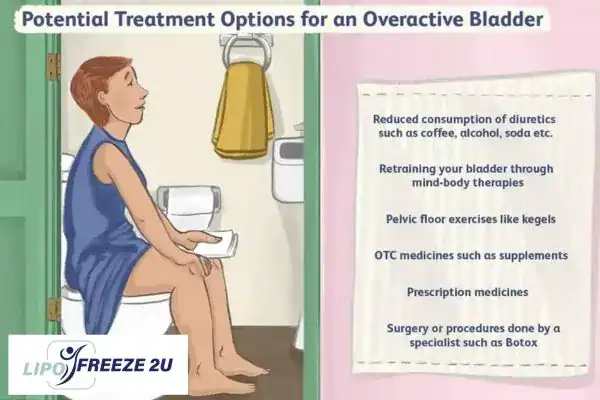 image of woman on toilet because of an overactive bladder Brentwood