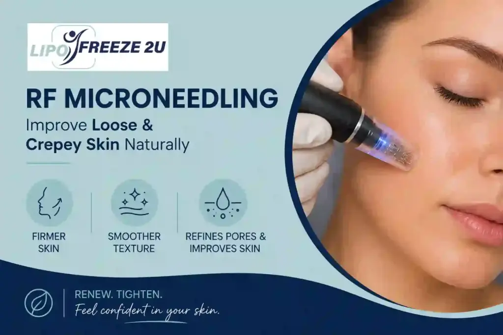 Can RF Microneedling Help Improve Loose and Crepey Skin Brentwood?